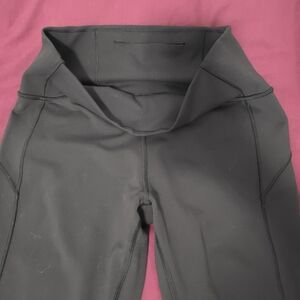 Lululemon In Movement Tight 25 Everlux Black Leggings Size 10